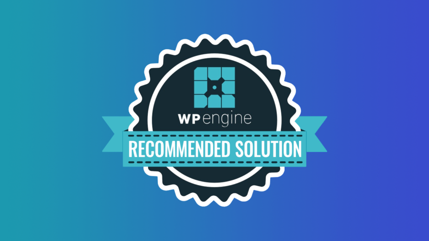 WP Engine Recommended Solution Badge