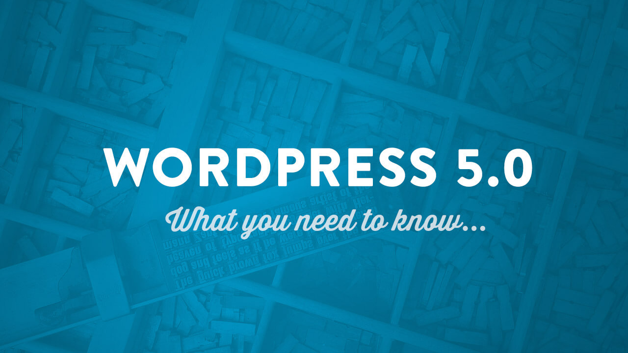 WordPress 5.0 Announcement Featured Image