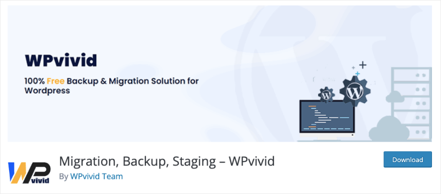 WPVivid backup plugin