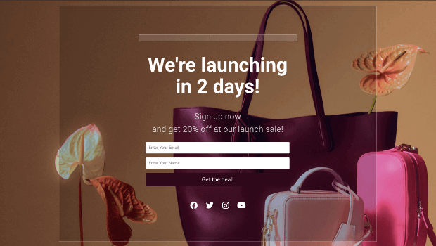 WooCommerce-coming-soon-page