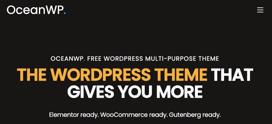 The OceanWP WordPress theme for non-profit websites · WordPress Tutorial Videos by WP101® The OceanWP WordPress theme for non-profit websites