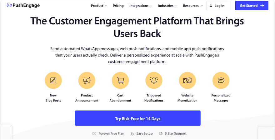PushEngage – Best WordPress Plugin for Reaching Customers After They Leave